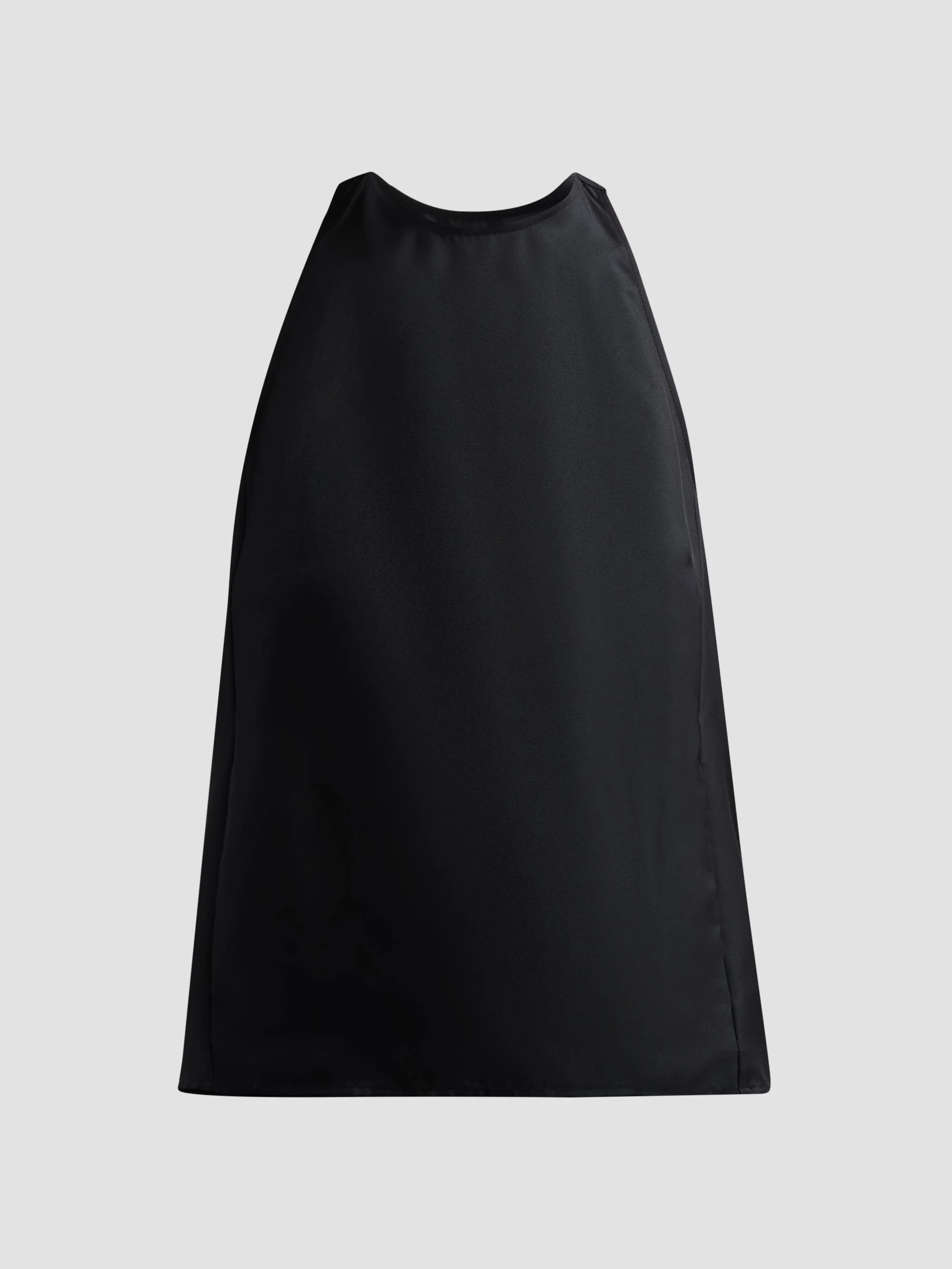 Women's Cami Silk Sleeveless Cape Top - Black - 1