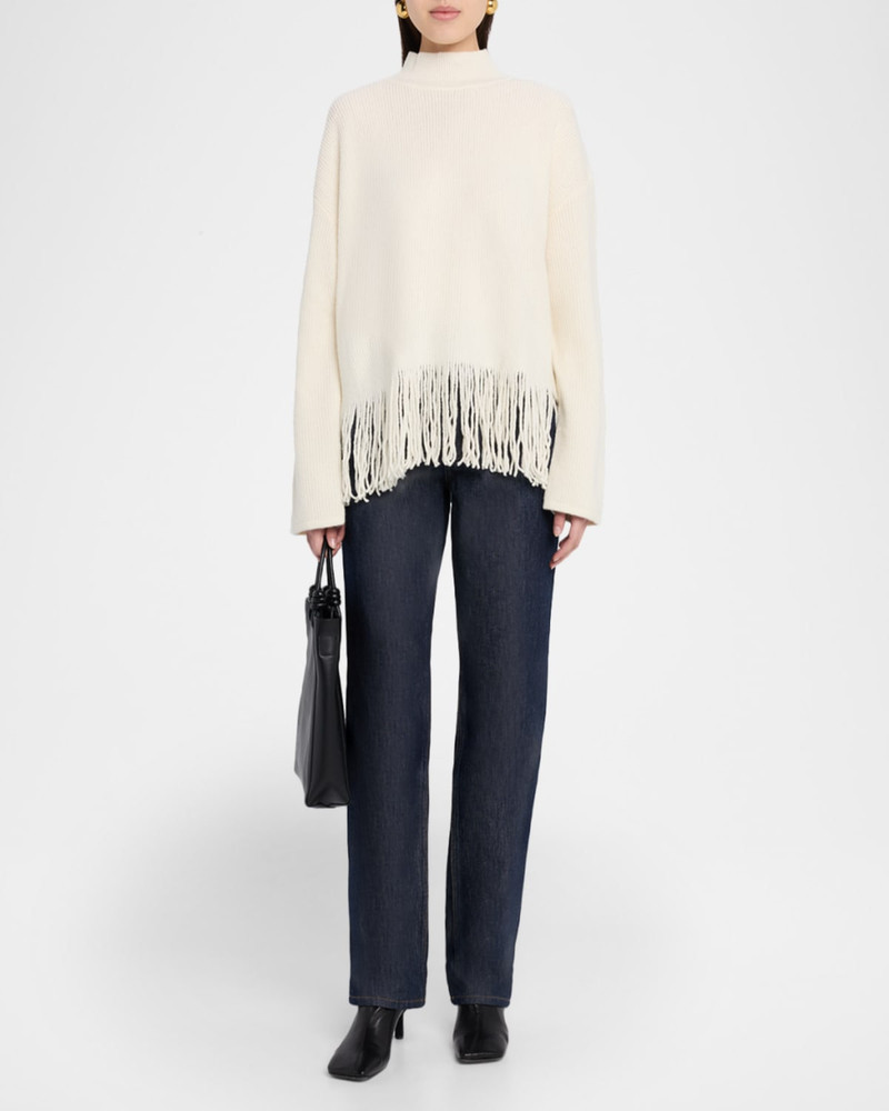 Rails Lise Fringe Mock-Neck Sweater outlook