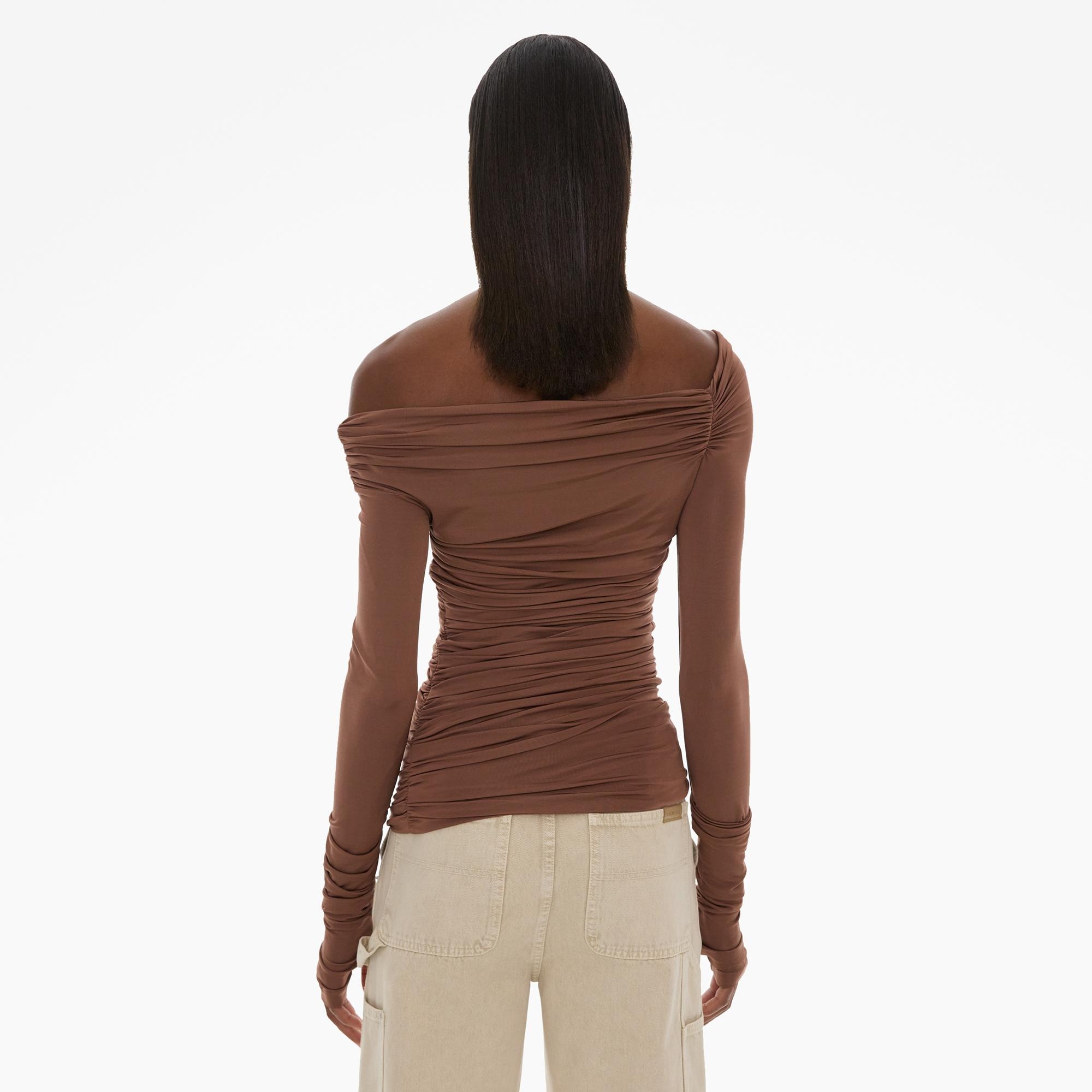 RUCHED OFF-THE-SHOULDER TOP - 4