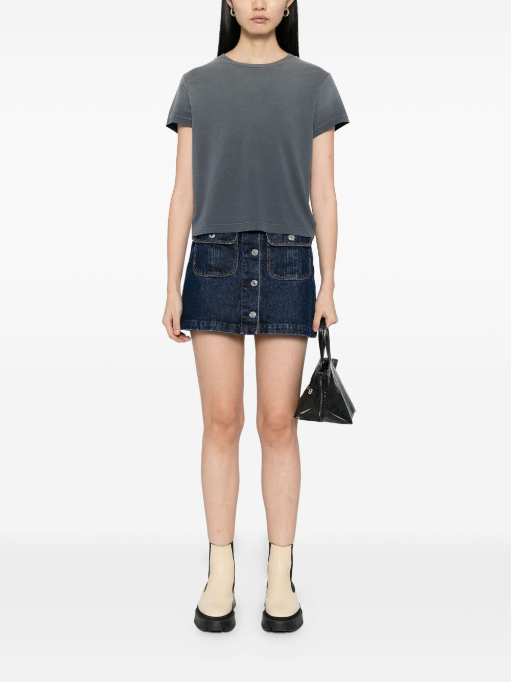 Adine Shrunken T-shirt - 2