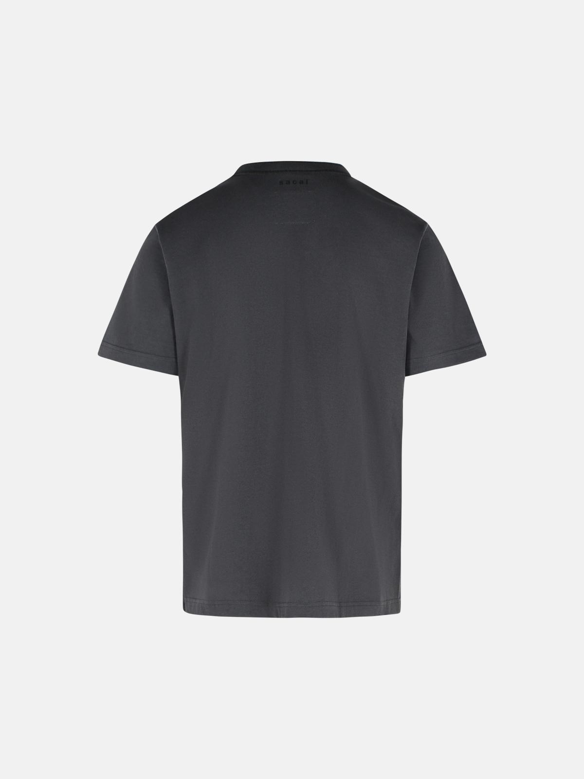 GRAY COTTON T-SHIRT - 3