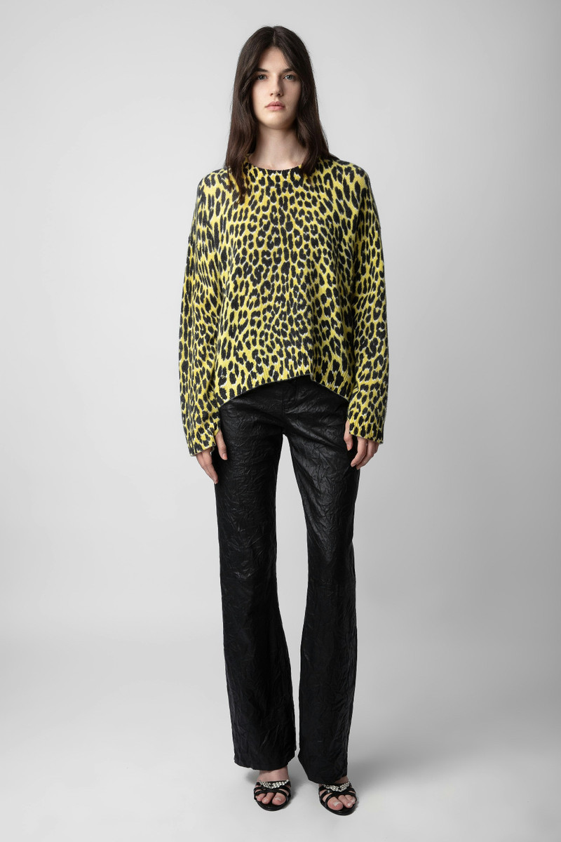 Zadig & Voltaire Markus Leopard Cashmere Sweater outlook
