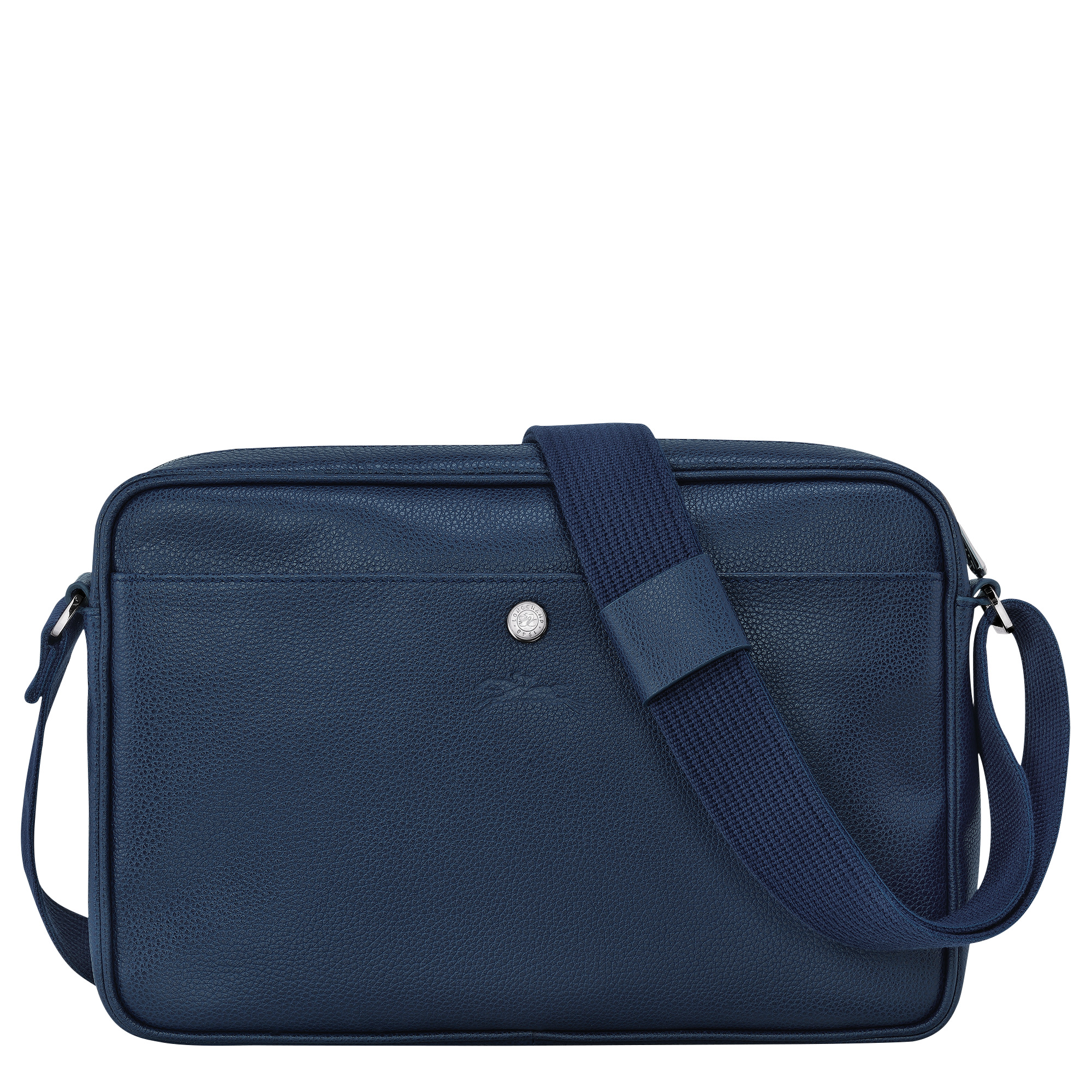 Le Foulonné M Camera bag Navy - Leather - 4