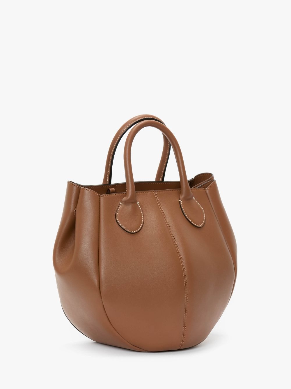 SMALL PUNCH TOTE - LEATHER SHOULDER BAG - 2