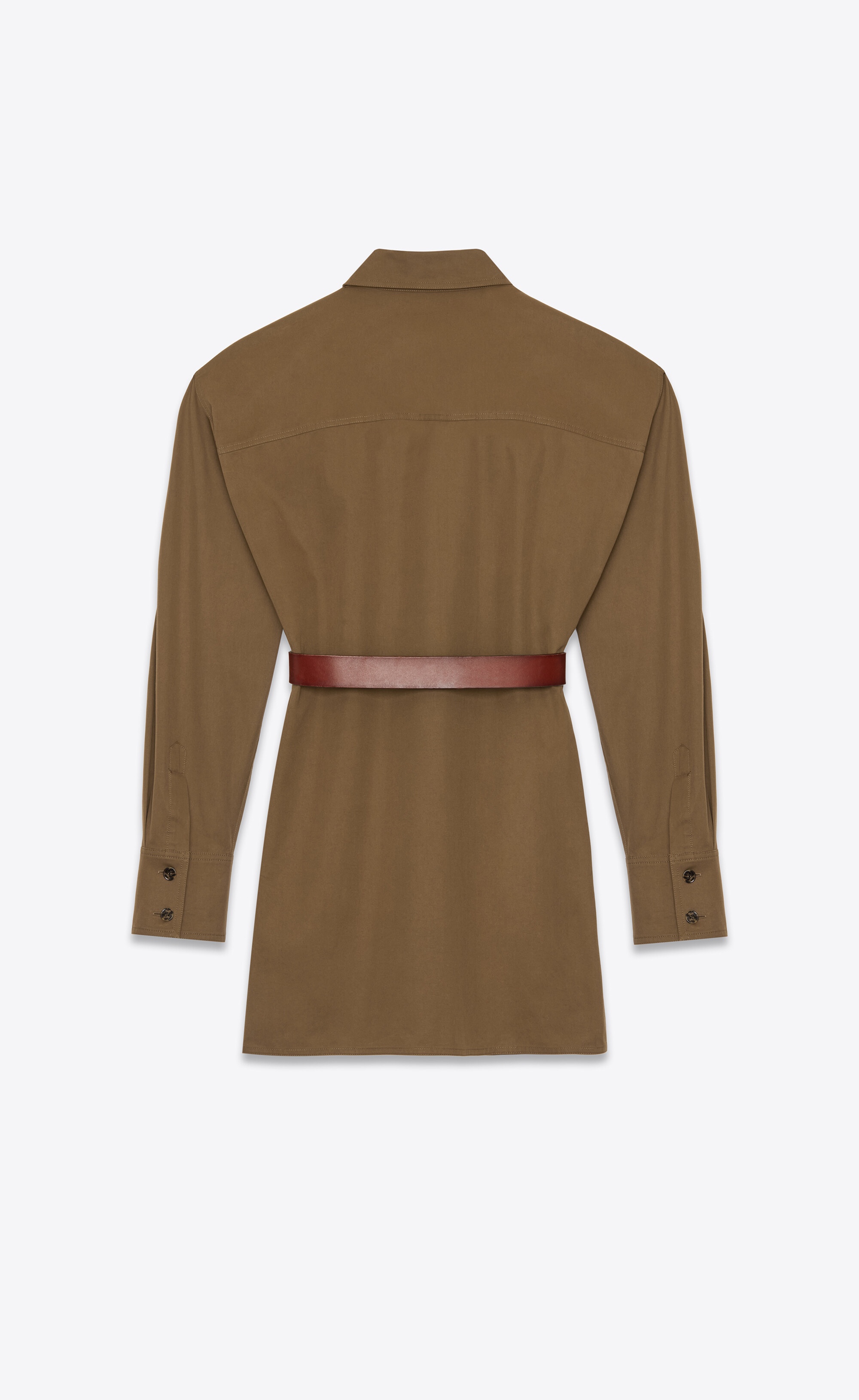 saharienne shirt in cotton twill - 2