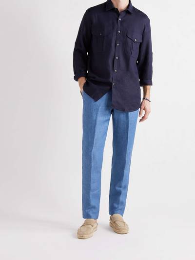 Loro Piana Slim-Fit Linen Drawstring Trousers outlook