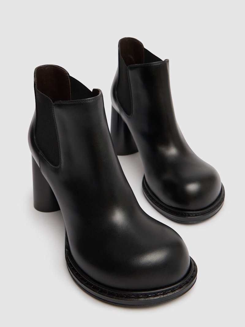 80mm Cliff leather chelsea ankle boots - 3