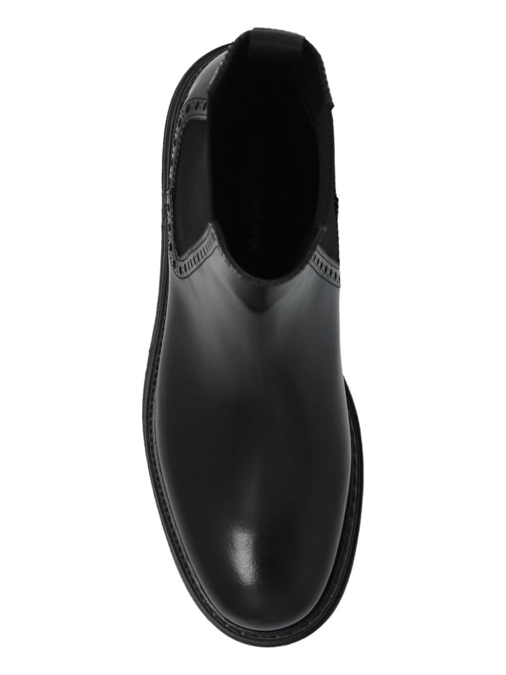 perforated-detail ankle boots - 6