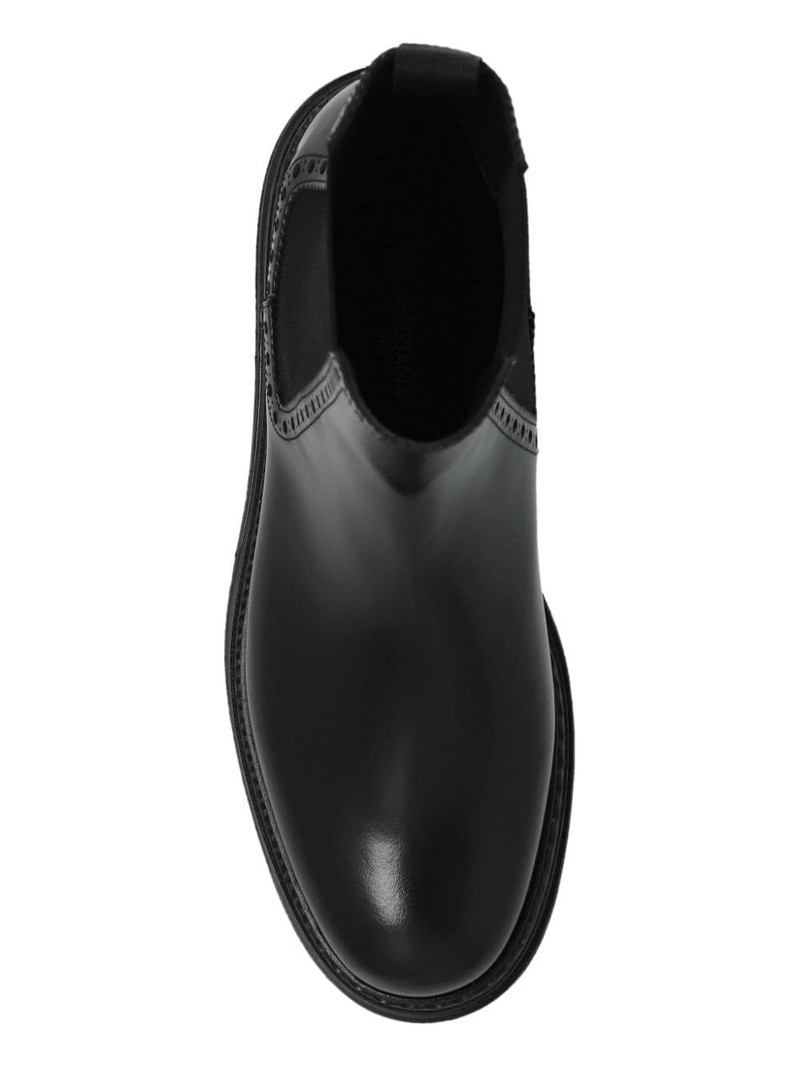 perforated-detail ankle boots 6