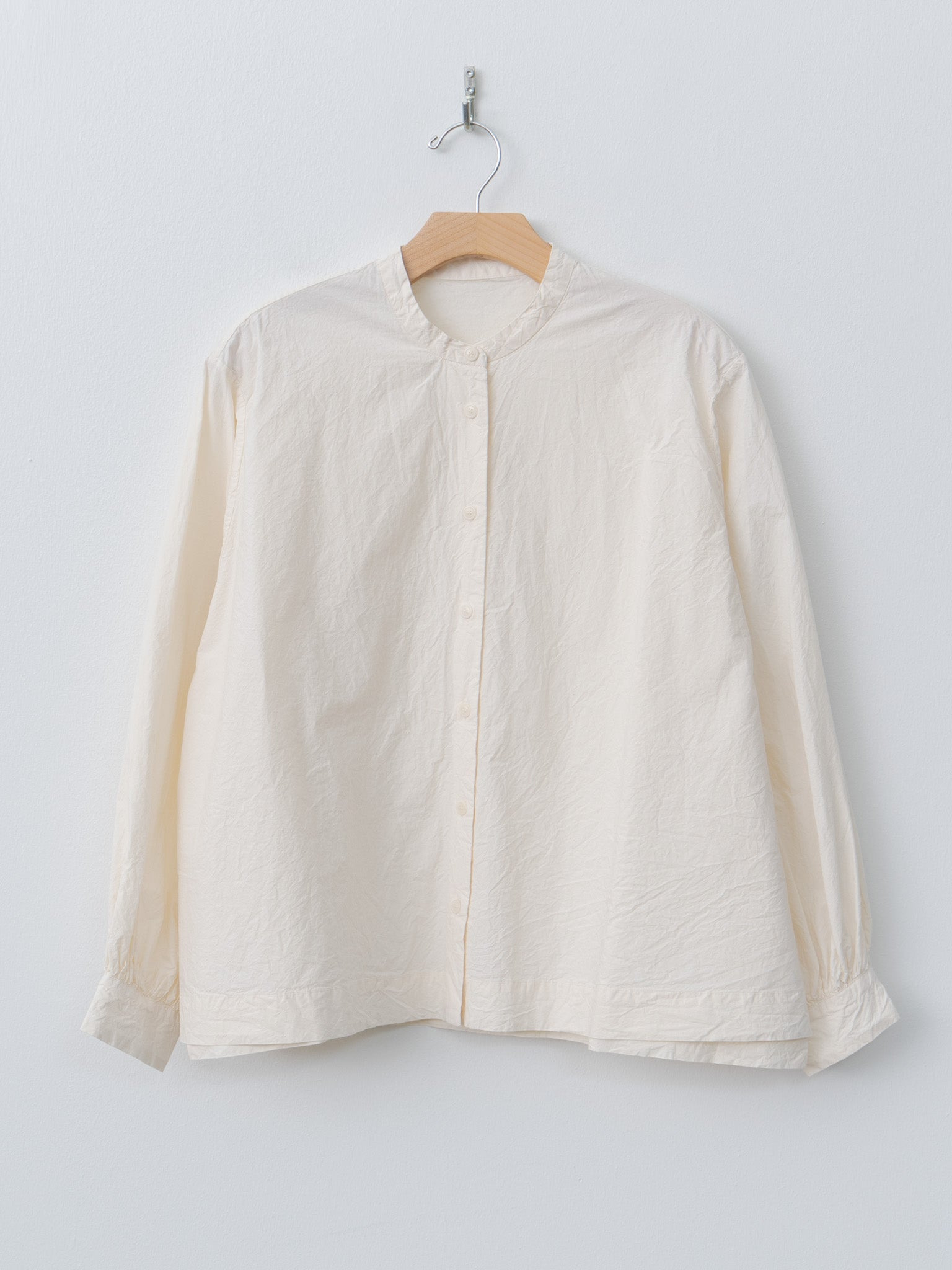 Biggy Grandad Shirt H COT - Natural - 1