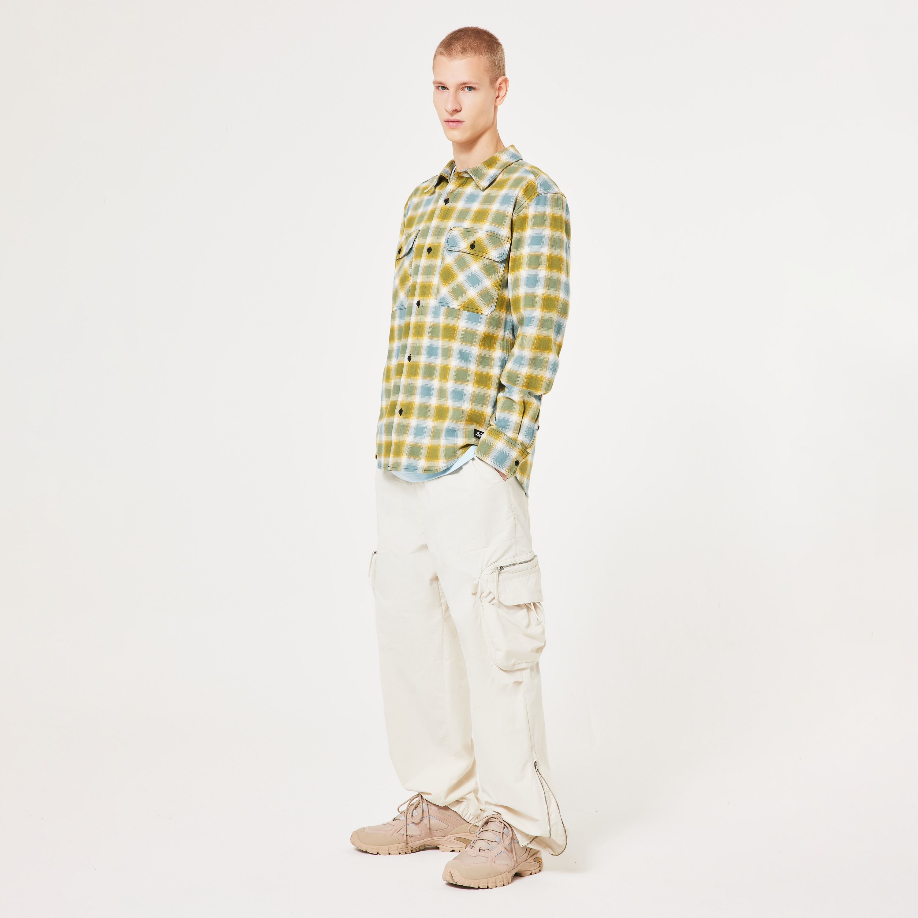 90s Plaid LS Shirt - 7