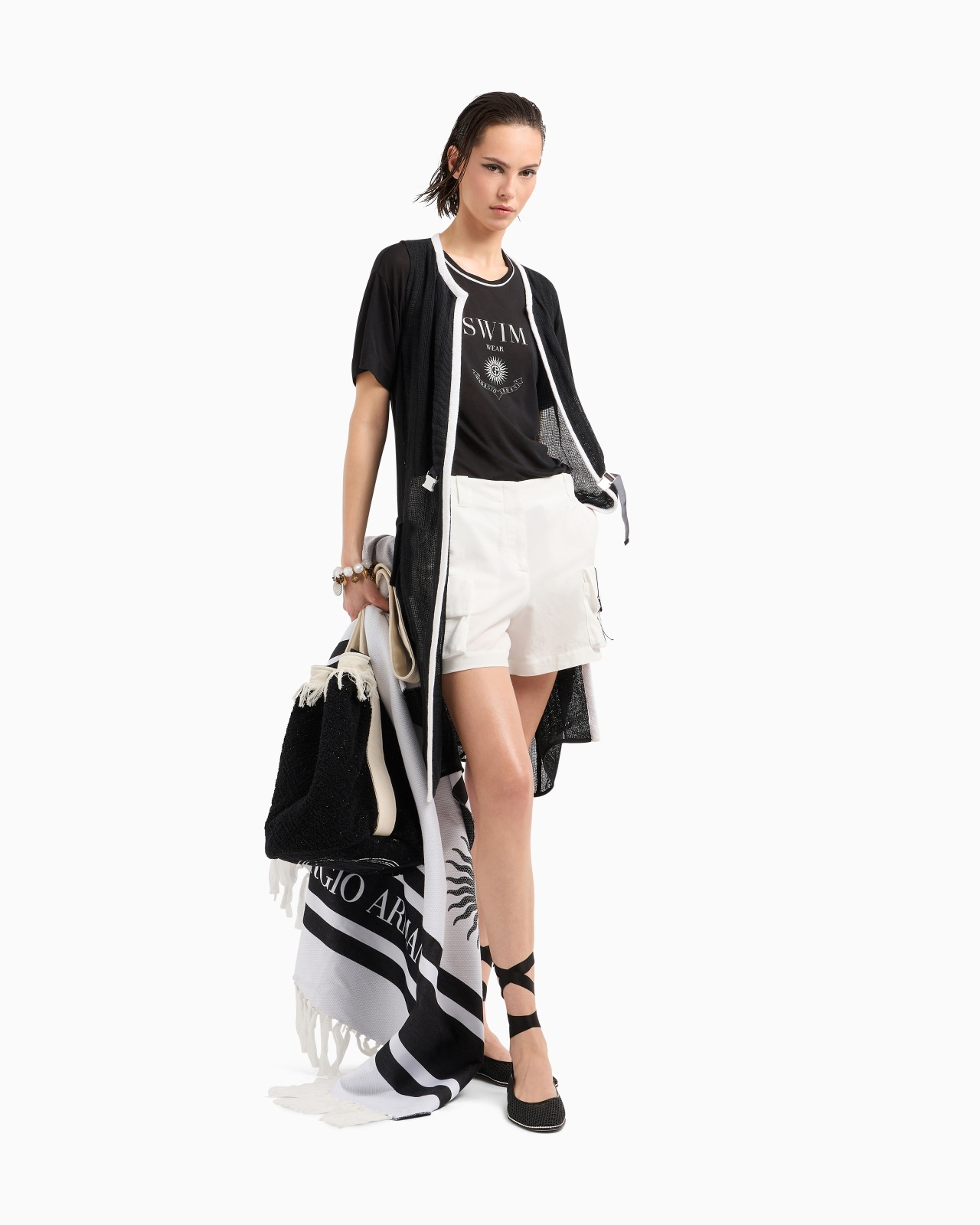PRINTED SILK AND LYOCELL CREW-NECK T-SHIRT - 2