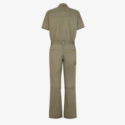 FENDI Green cotton jumpsuit outlook