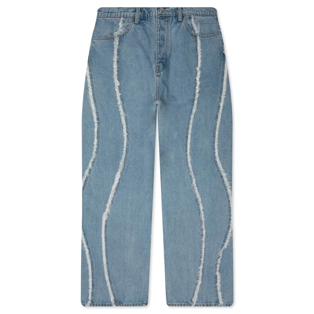 STONE WASH OLLIE DENIM - LIGHT INDIGO DENIM - 1
