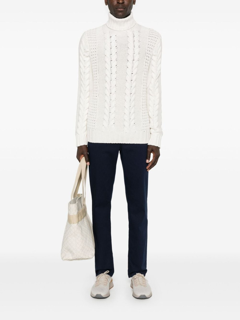 Brunello Cucinelli cable-knit sweater outlook