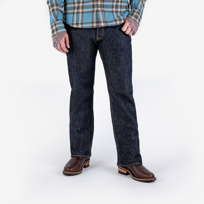 Iron Heart IH-634S-A 21oz Selvedge Denim Straight Cut Jeans - Indigo (20th Anniversary Edition) outlook