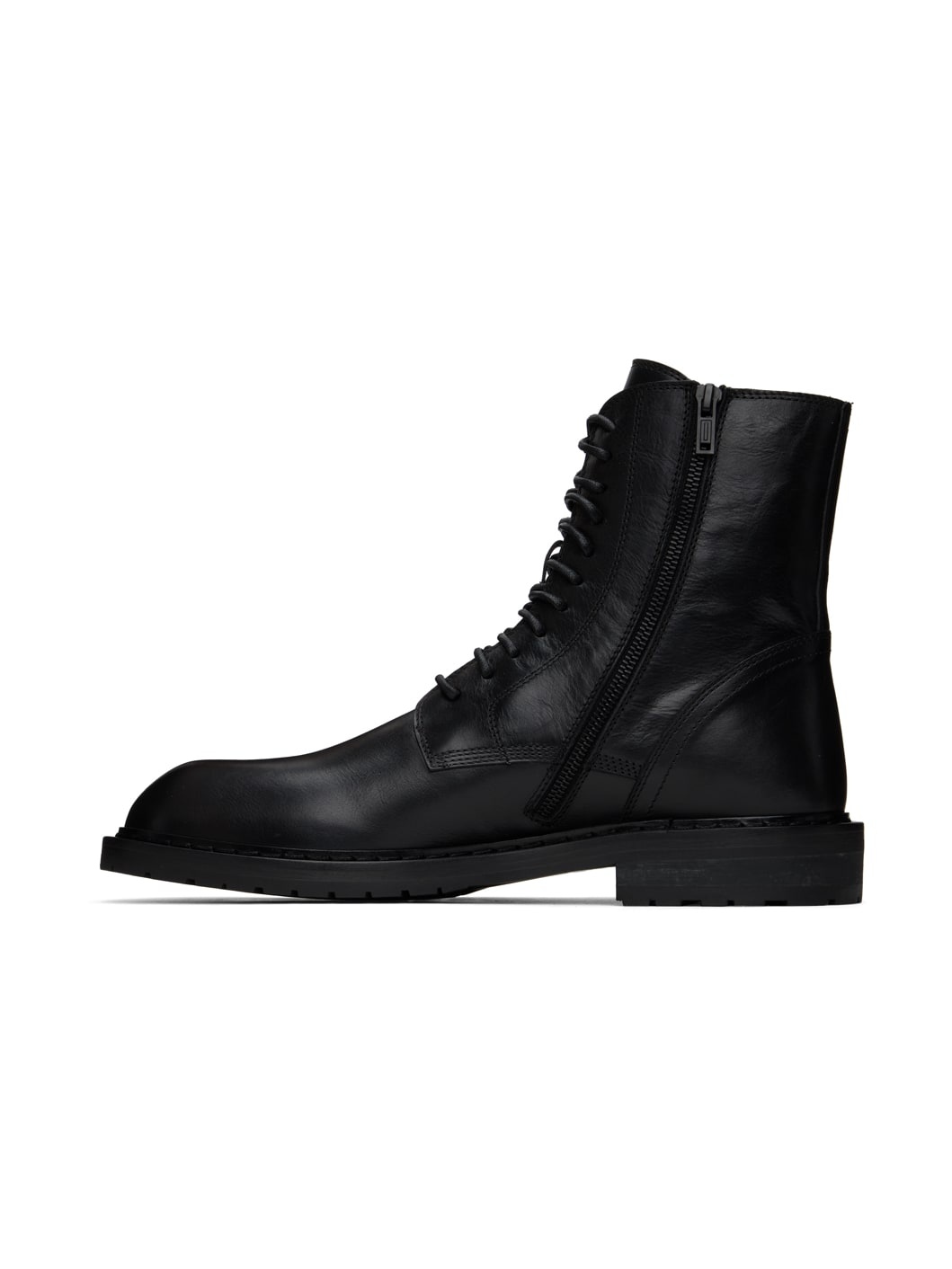Black Combat Boots - 3