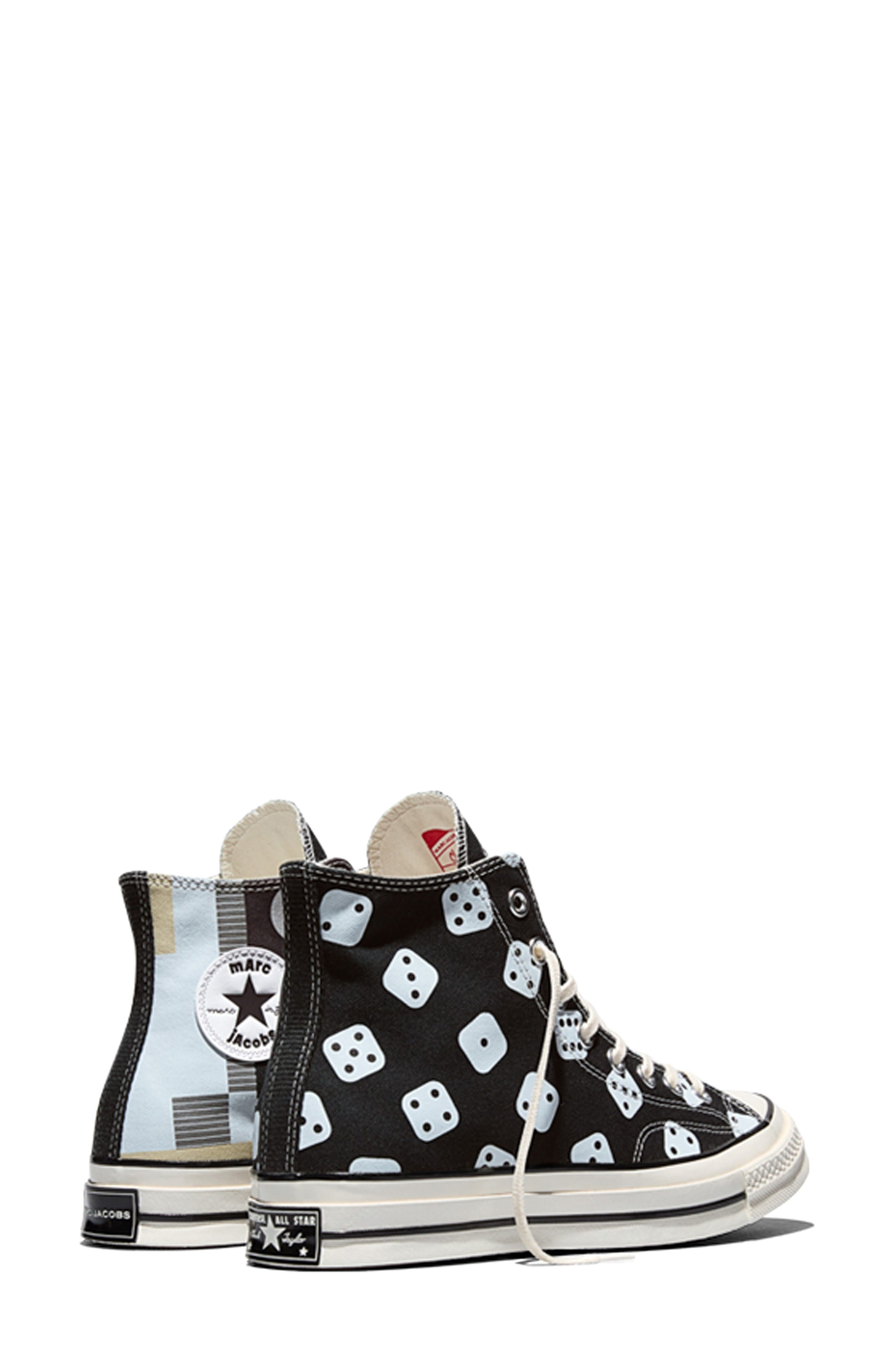 Converse x Marc Jacobs Gender Inclusive Chuck Taylor® All Star® Canvas High Top Sneaker in Black/Whi - 2
