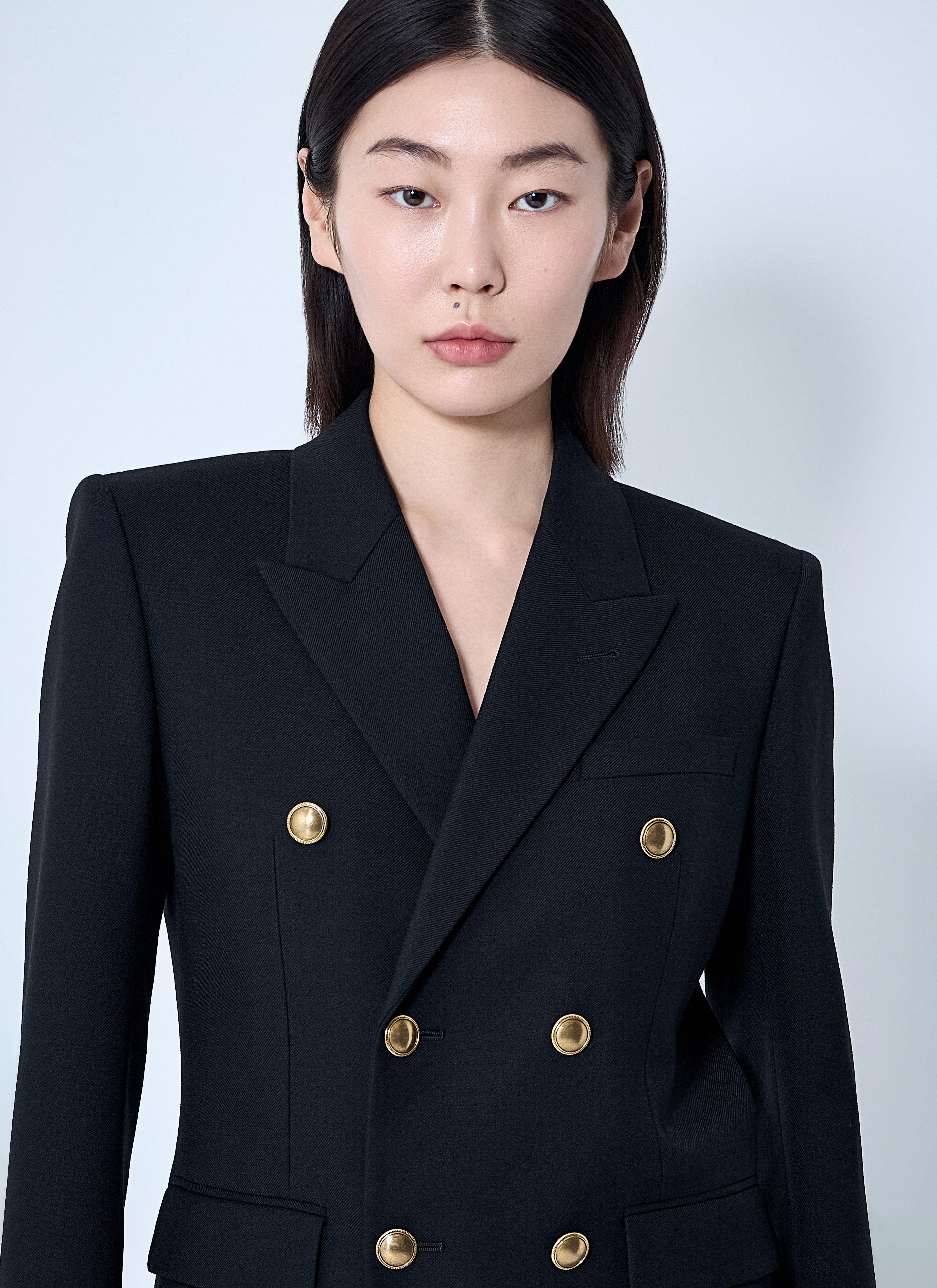 Wool Gabardine Blazer - 5