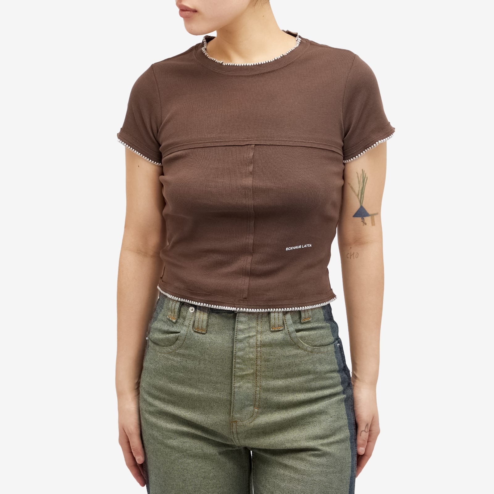 Eckhaus Latta Lapped Baby T-Shirts - 2