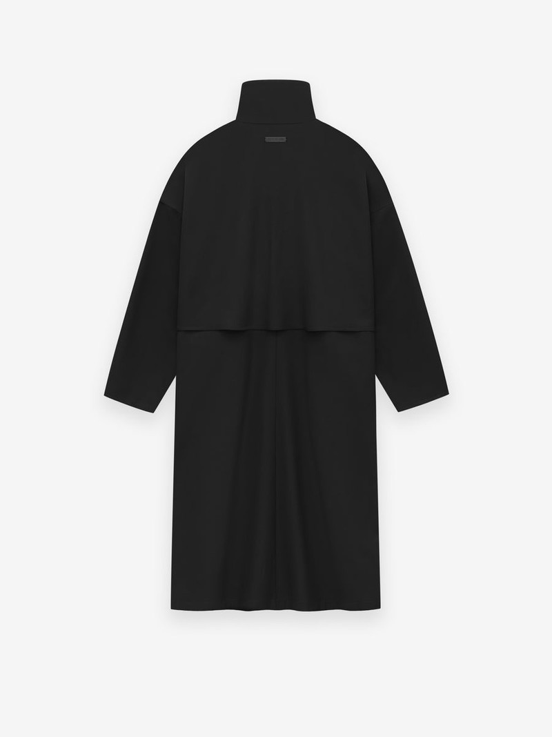 Wool High Neck Trench 4