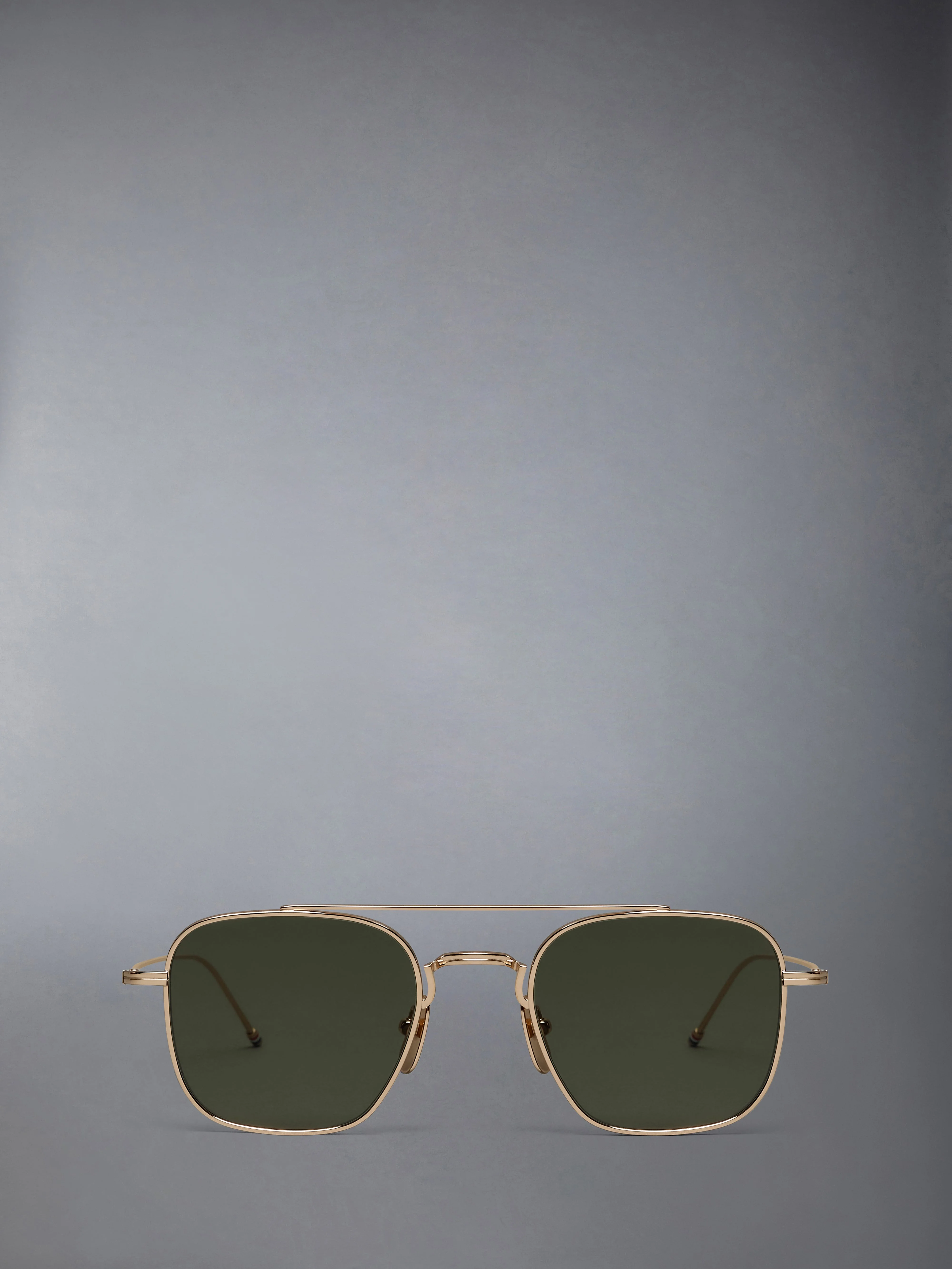 TITANIUM SQUARED AVIATOR SUNGLASSES - 1