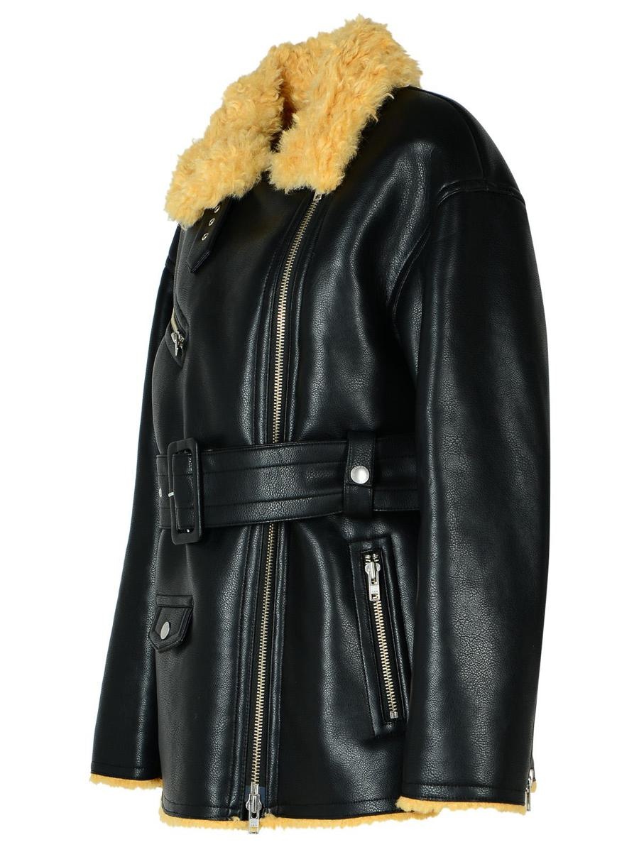 Stand Studio 'Wilma' Black Eco Leather Sheepskin - 2