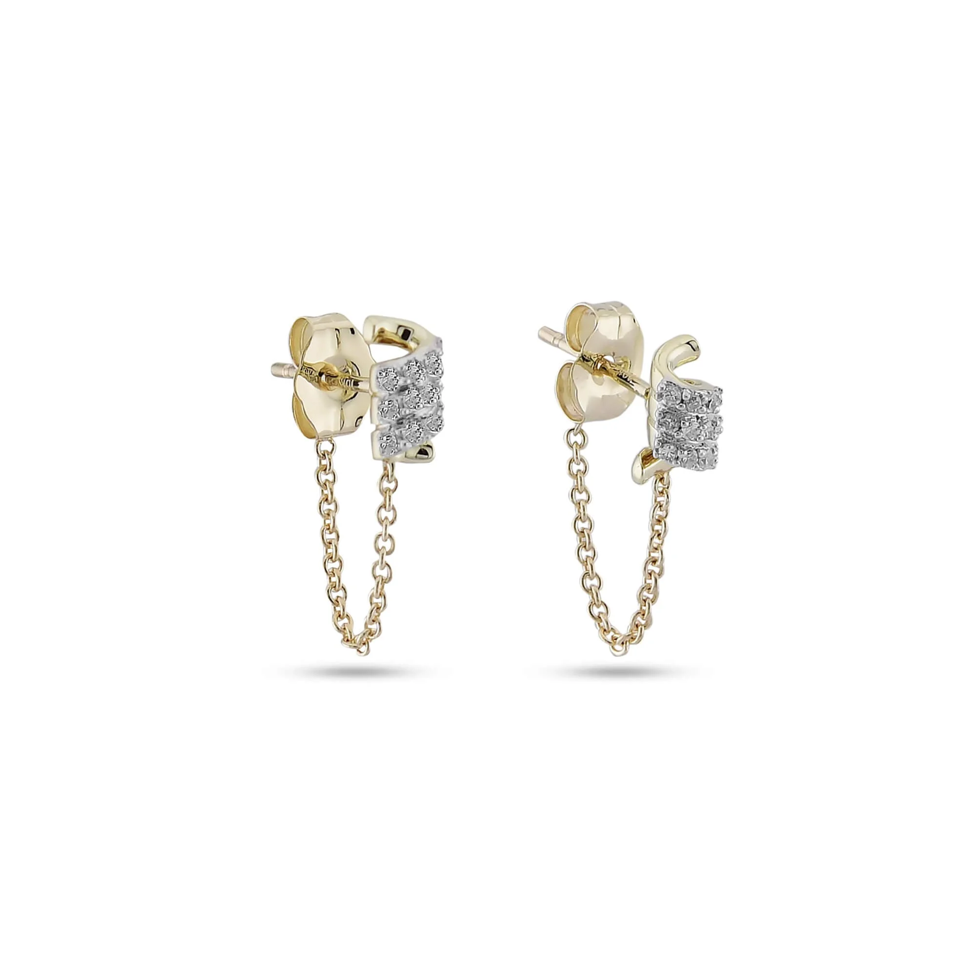Twinkling Twine Front to Back Earrings - 1