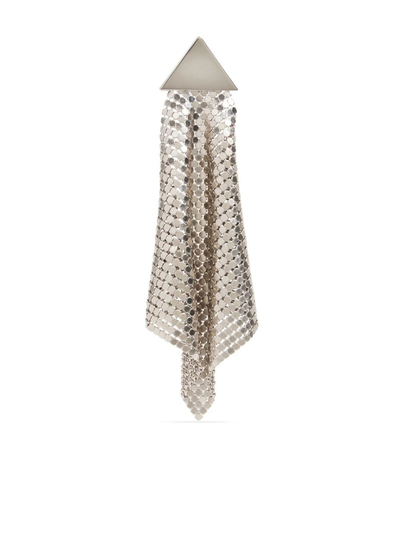 rabanne Flow Pixel mesh drop earring outlook