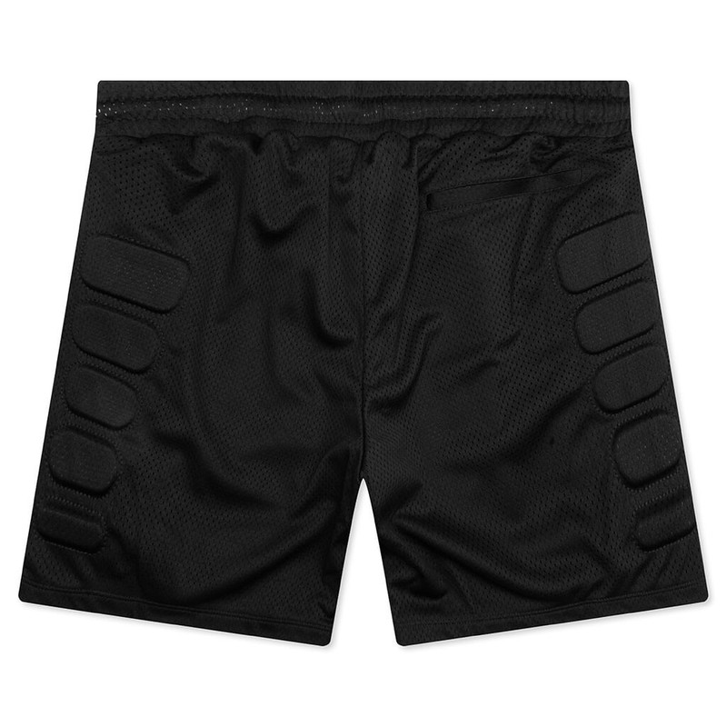 SATOSHI NAKAMOTO MESH MOTO SHORT - BLACK outlook