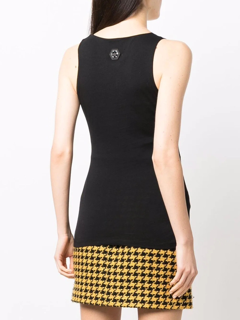 crystal-embellished tank top 4