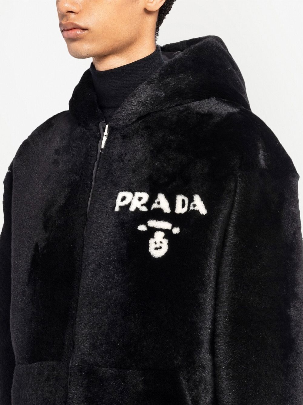 reversible shearling jacket - 4