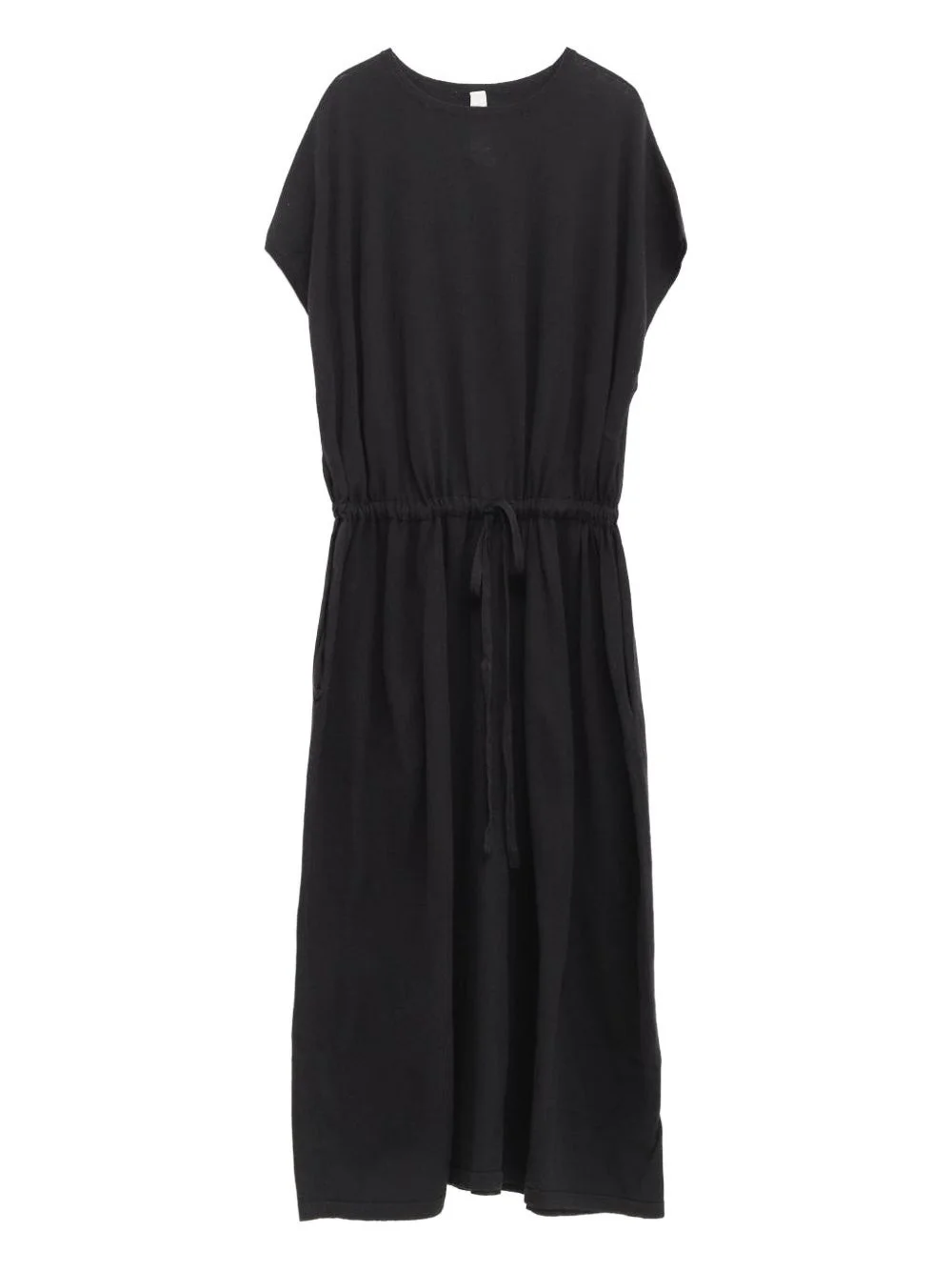 drawstring-waist midi dress - 1