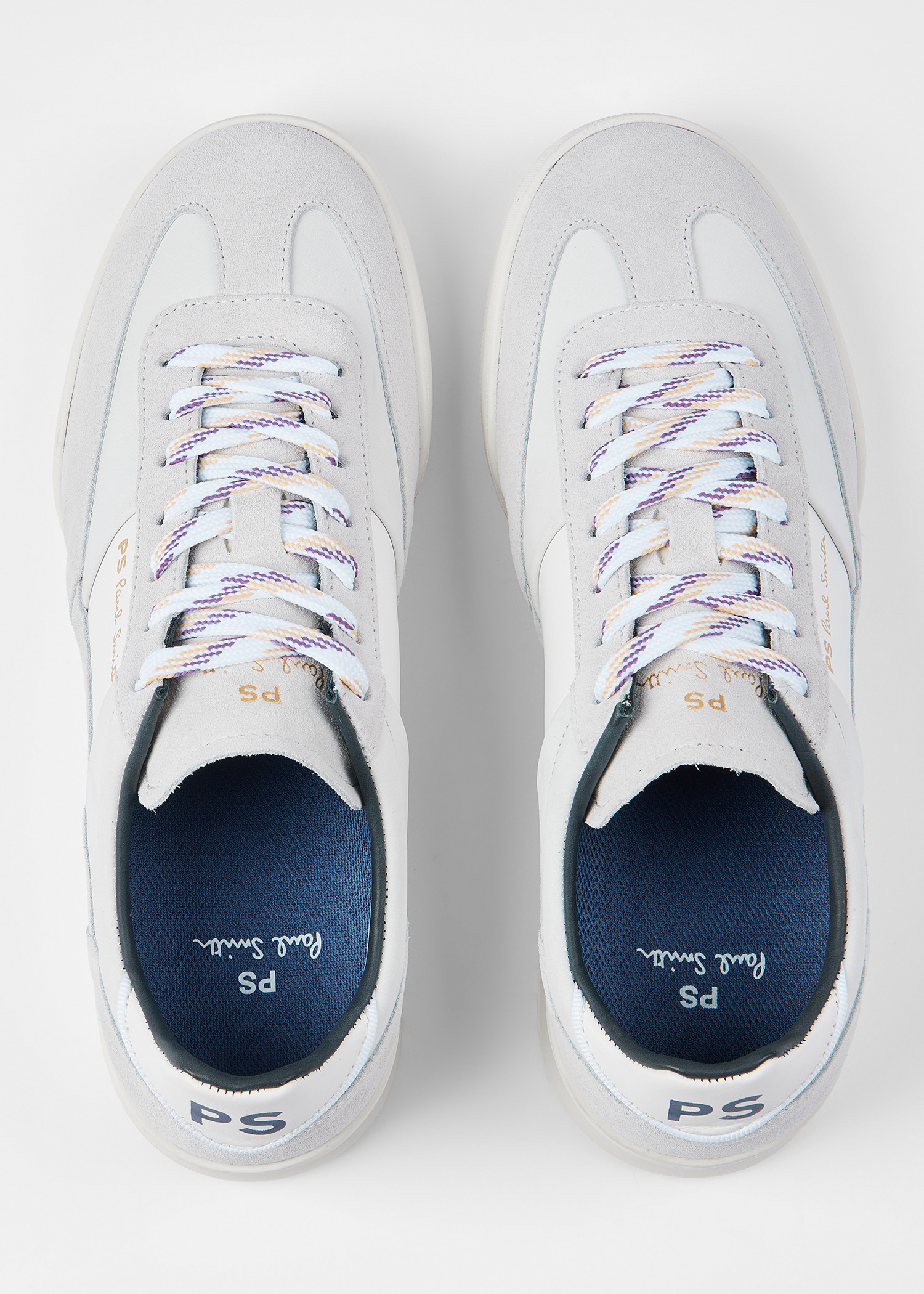 Women's White Nubuck Leather 'Dover' Trainers - 5