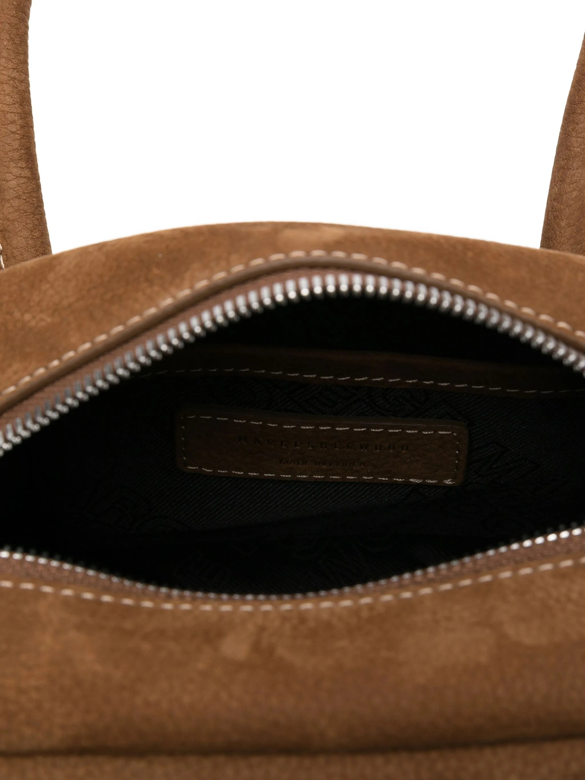 Margesherwood Logo-embossed Suede Tote Bag - 2