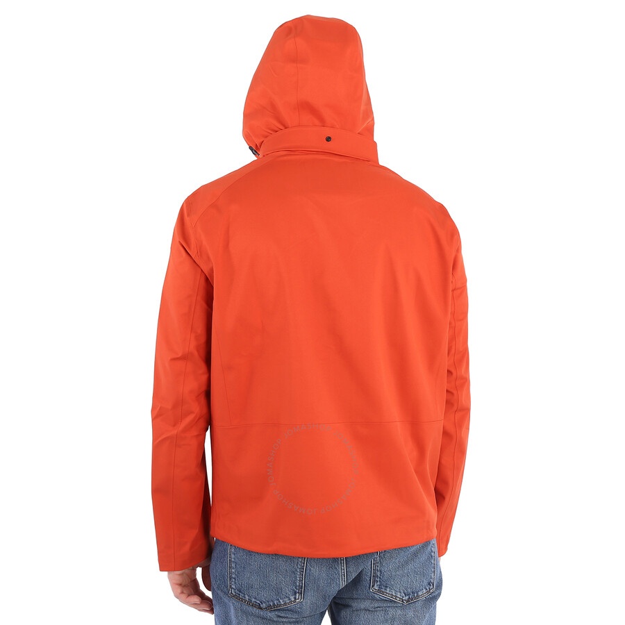 Emporio Armani Orange Water-repellent Travel Windbreaker Jacket - 4