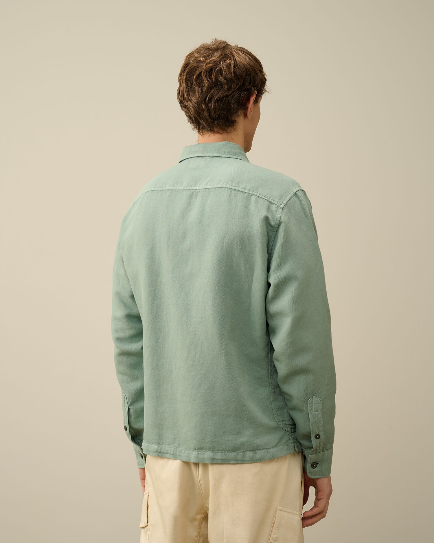 Broken Linen/Cotton Pocket Shirt - 3
