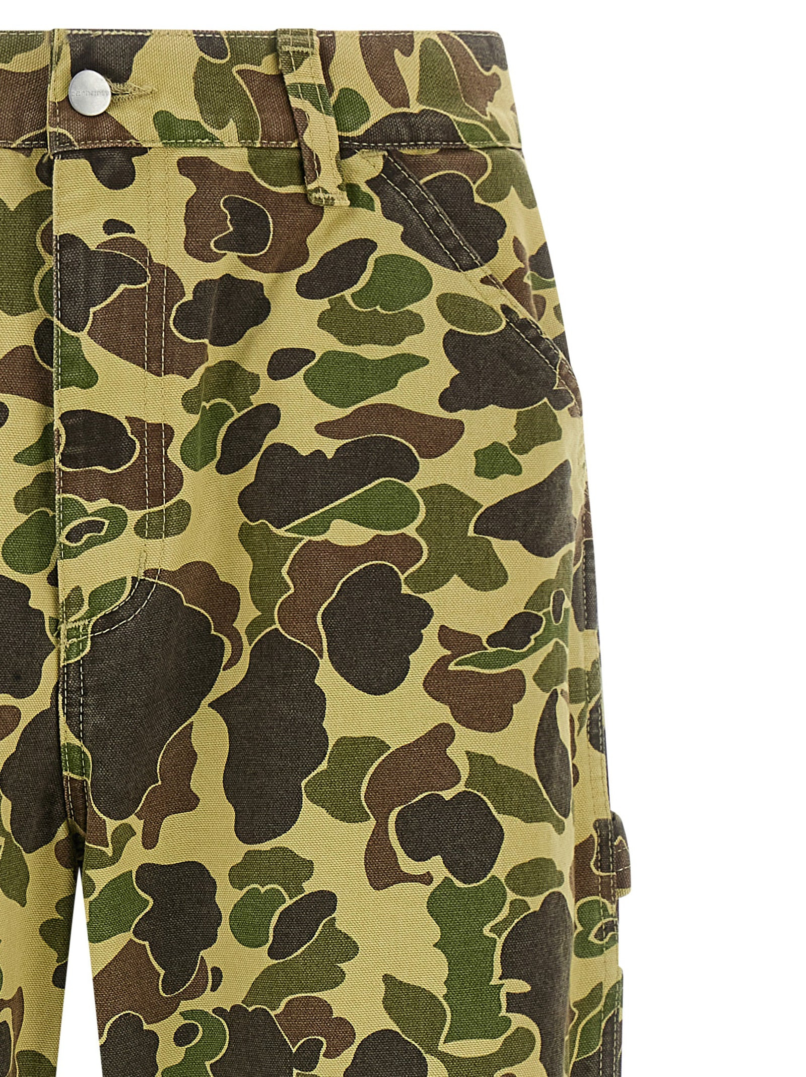 Duck Single Knee Pants Green - 3