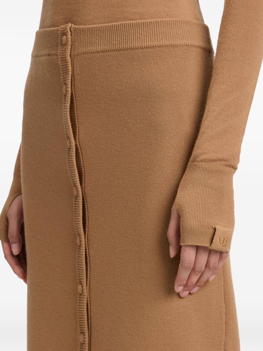 Button Detail midi skirt - 5