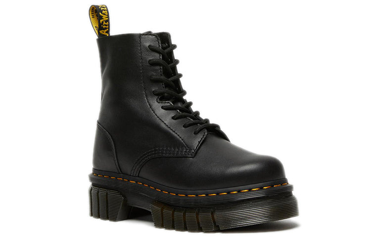 (WMNS) Dr. Martens Audrick Nappa Lux Platform Ankle Boots 'Black' 27149001 - 3