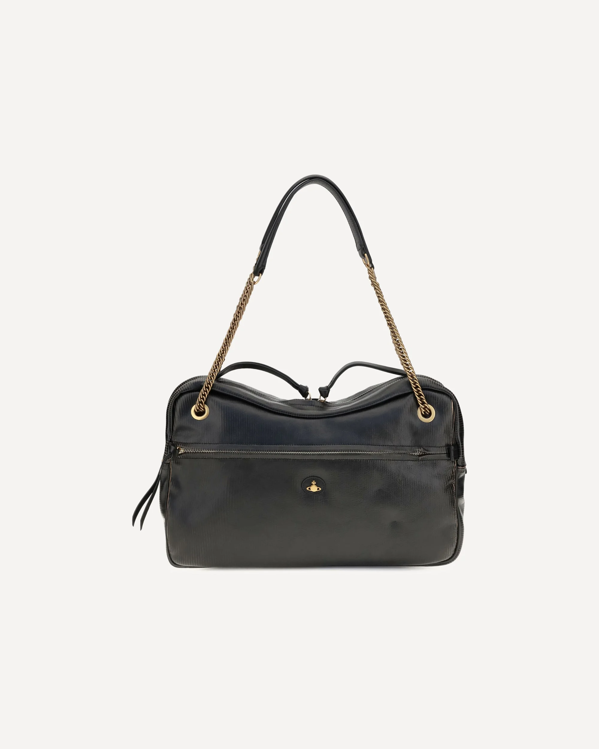 Large Dolce textured leather Shoulder Bag - 1