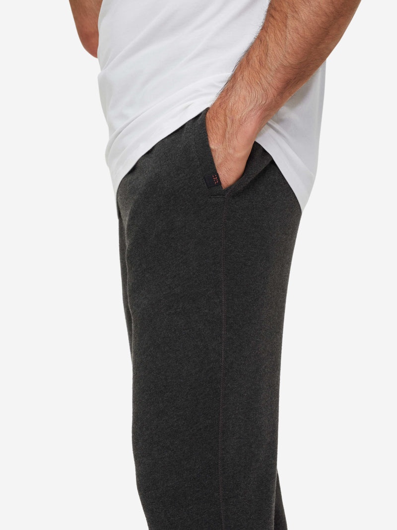 Men's Sweatpants Quinn Cotton Modal Charcoal - 5