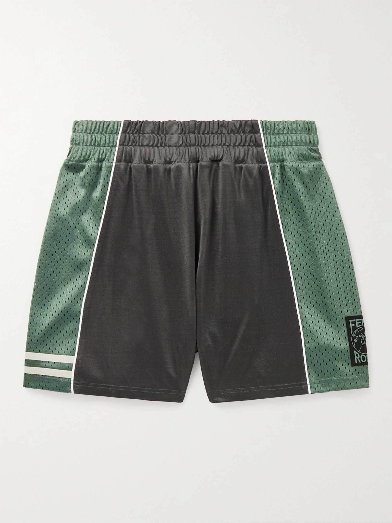 Panelled Mesh and Jersey Shorts - 1