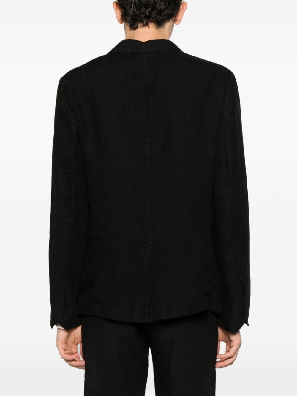 Viks single-breasted linen blazer - 4