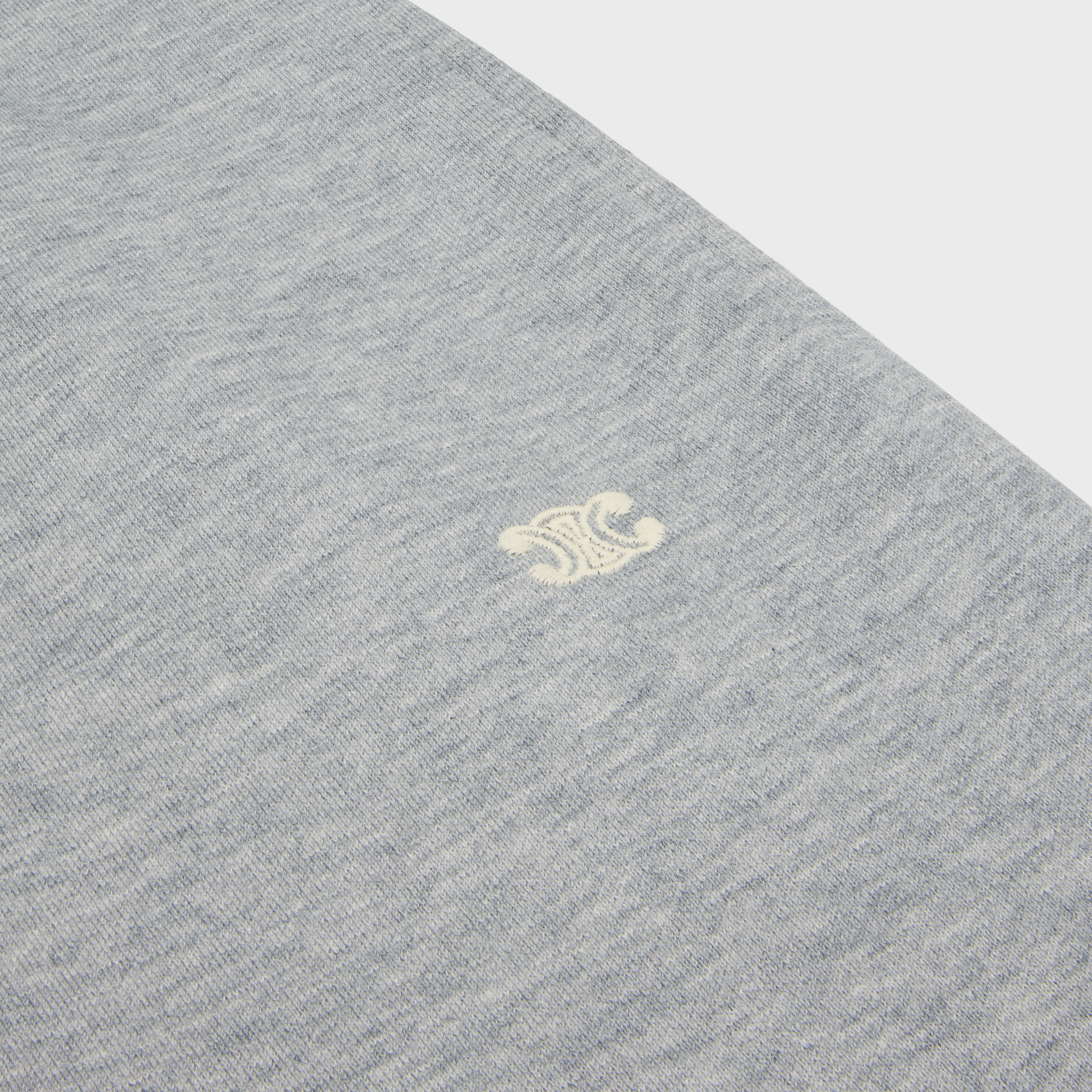 triomphe track pants in cotton and cashmere - 4