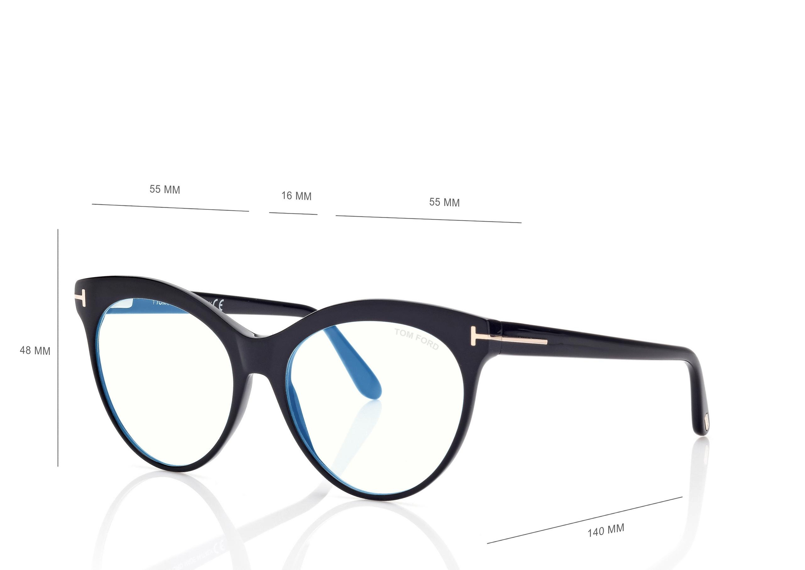 BLUE BLOCK CAT EYE OPTICALS - 4