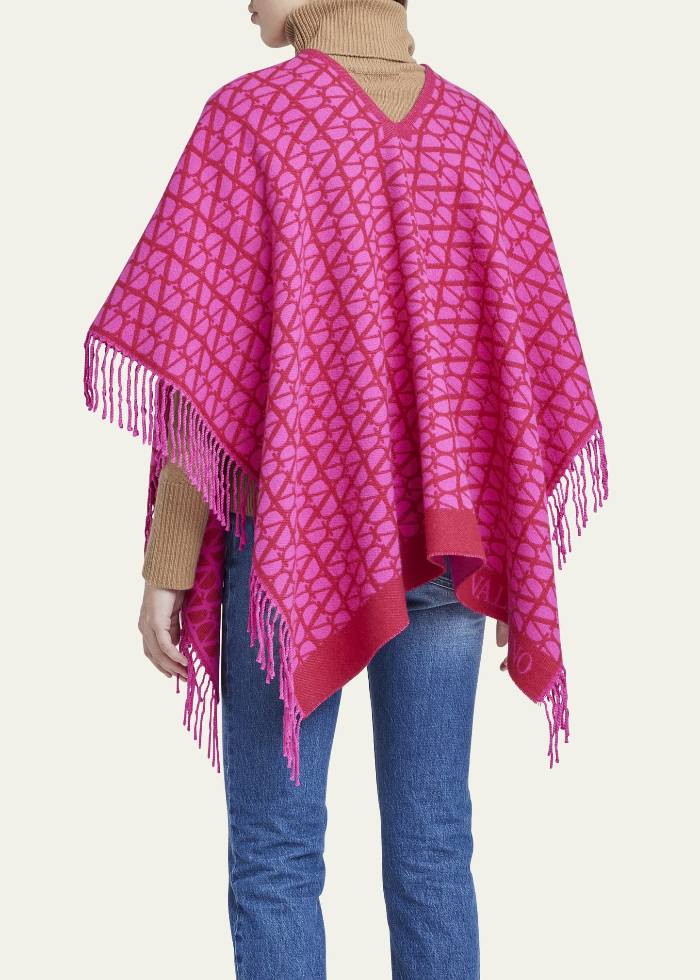 Toile Iconographe Cashmere-Blend Poncho 3
