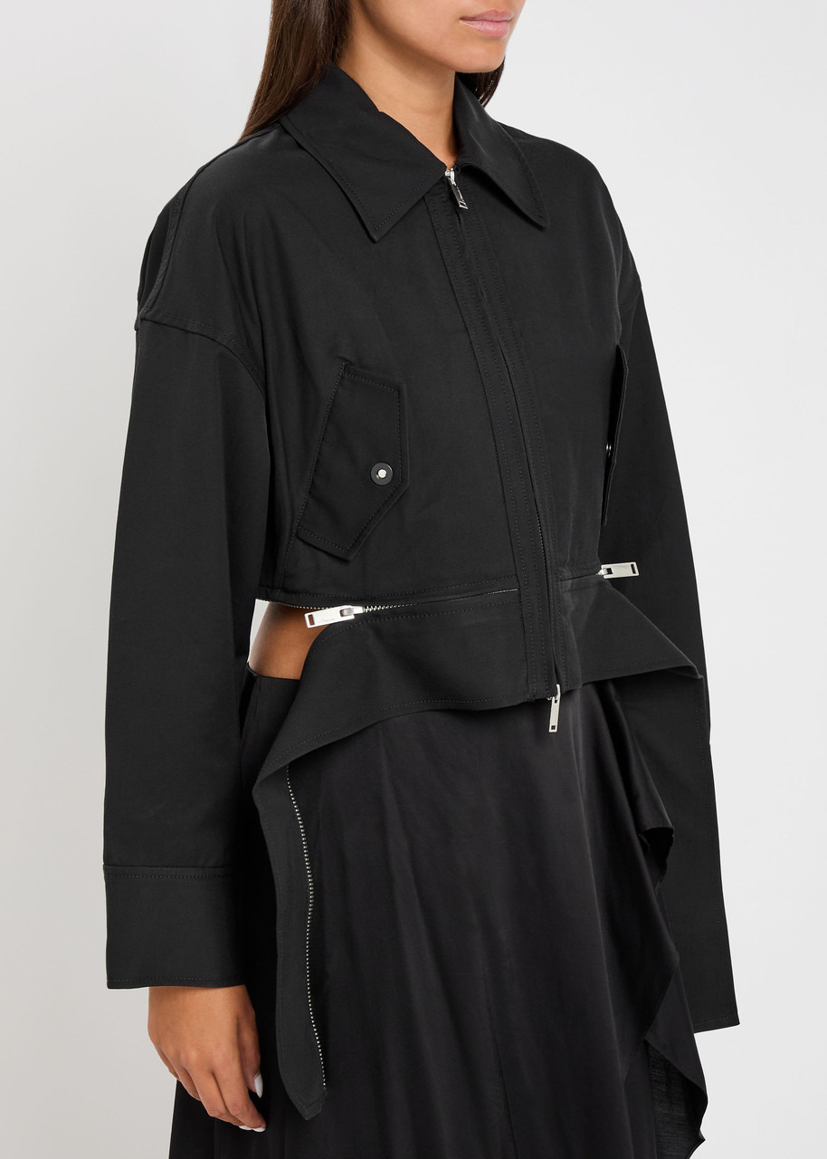 3.1 Phillip Lim Cropped Cotton-blend Jacket - 6