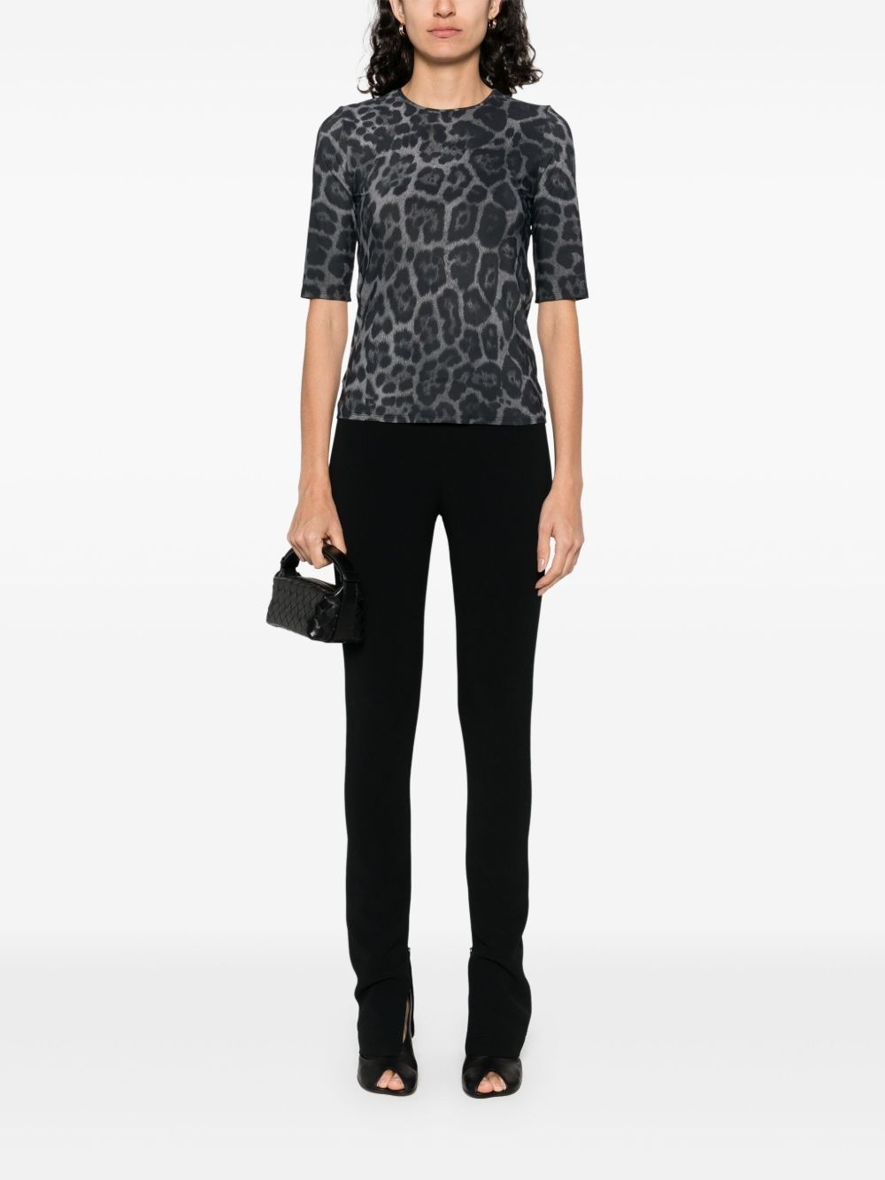 Tシャツ・カットソー STELLA MCCARTNEY LEOPARD PRINT TOP Stella McCartney Leopard Print Short-Sleeve Top | Neiman Marcus