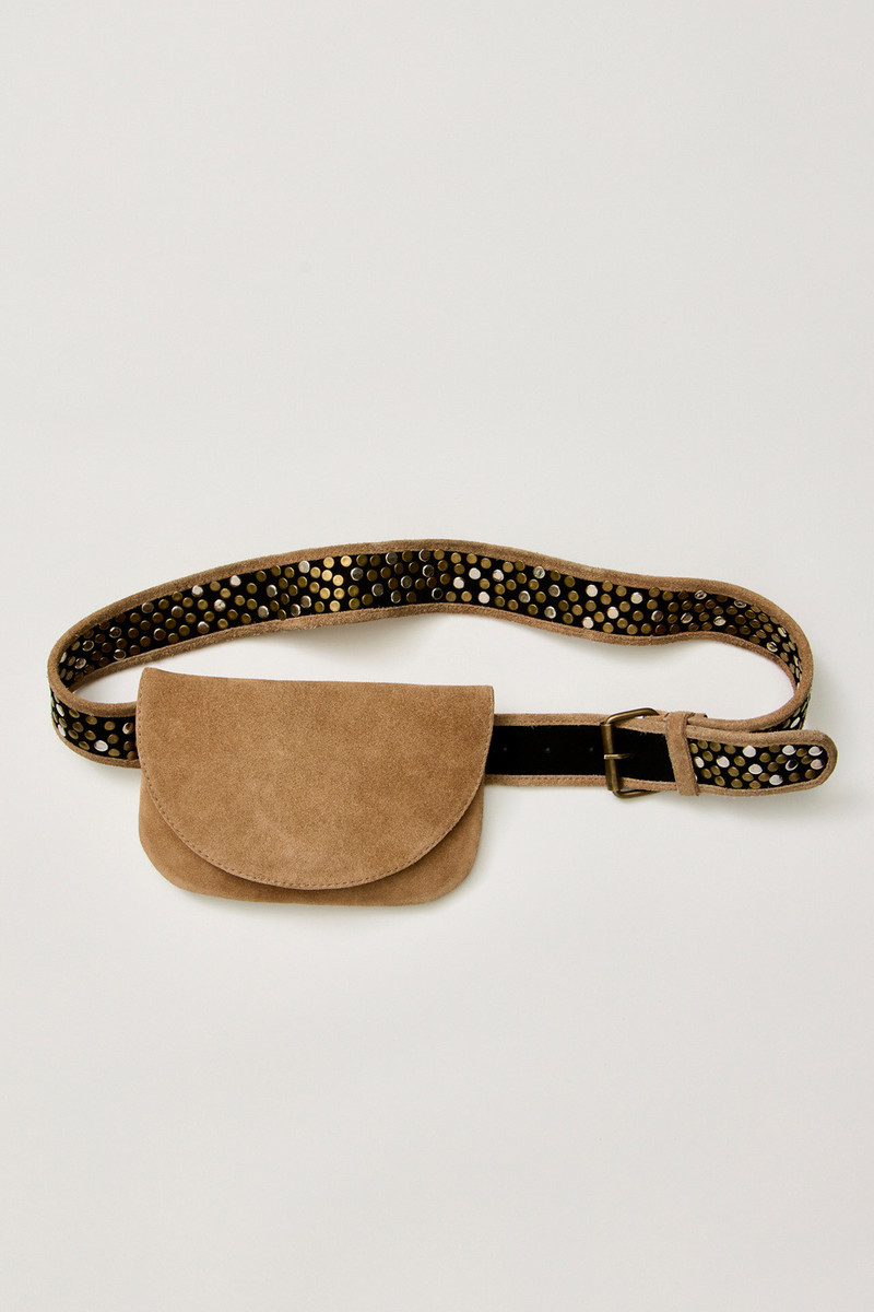 Animal Instinct Suede Pocket Bag 1